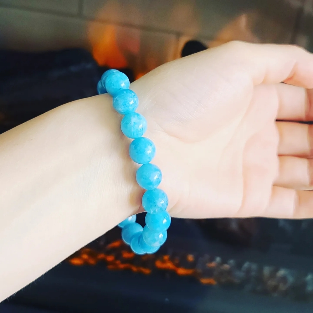 Aquamarine Quartz bracelet